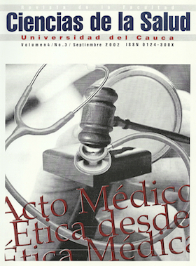 					Ver Vol. 4 Núm. 3 (2002): Reflexiones sobre el acto médico y la responsabilidad ética desde el código de ética médica
				